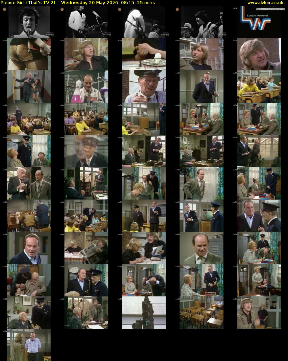 Please Sir! (That's TV 2) Wednesday 20 May 2026 08:15 - 08:40