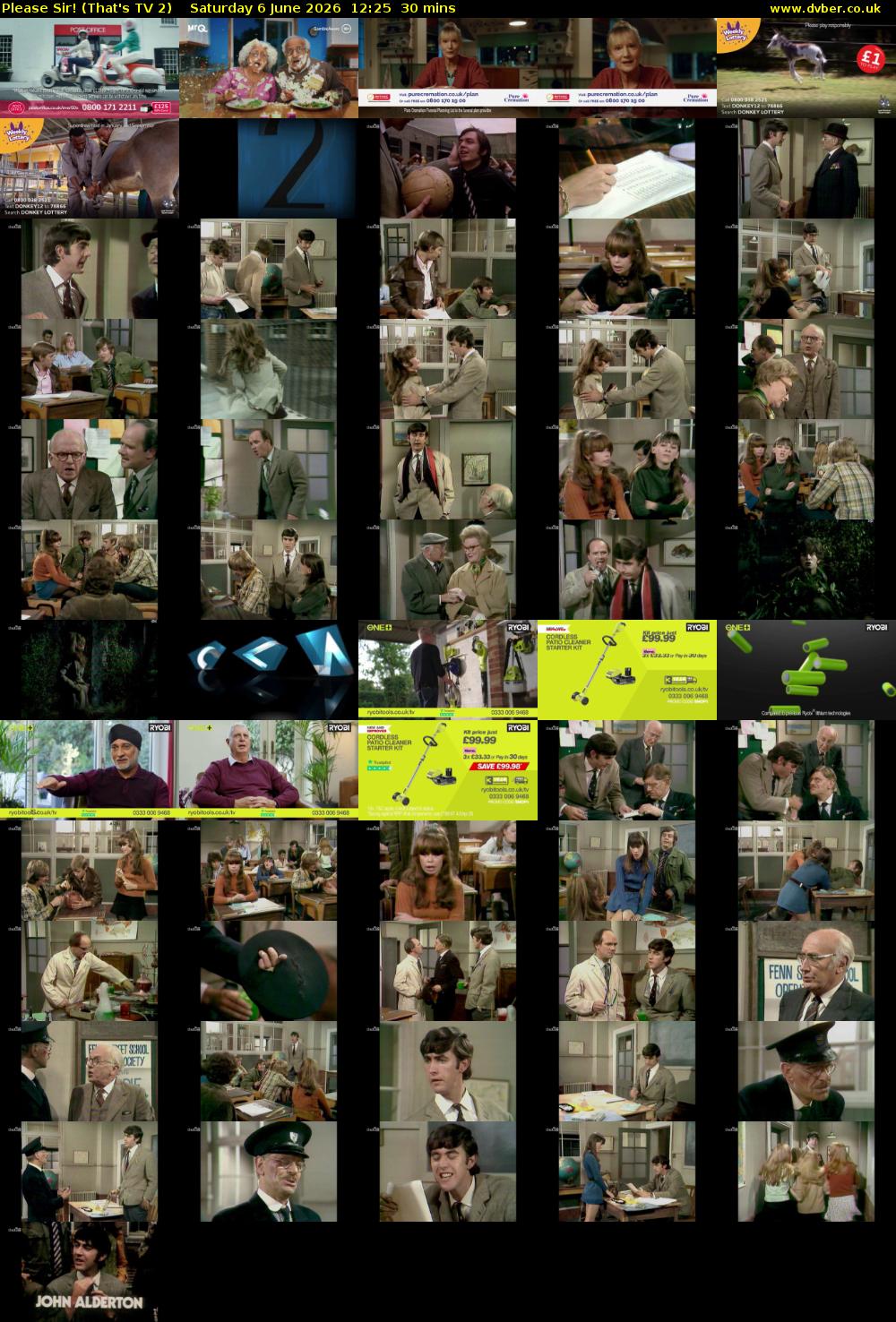 Please Sir! (That's TV 2) Saturday 6 June 2026 12:25 - 12:55