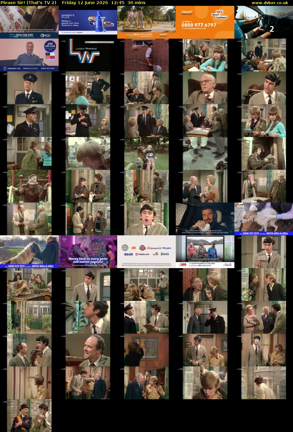 Please Sir! (That's TV 2) Friday 12 June 2026 12:45 - 13:15