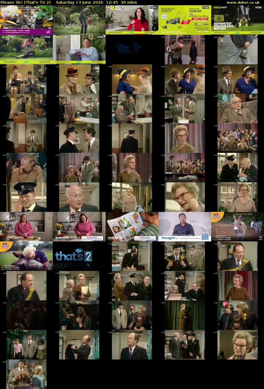 Please Sir! (That's TV 2) Saturday 13 June 2026 12:45 - 13:15