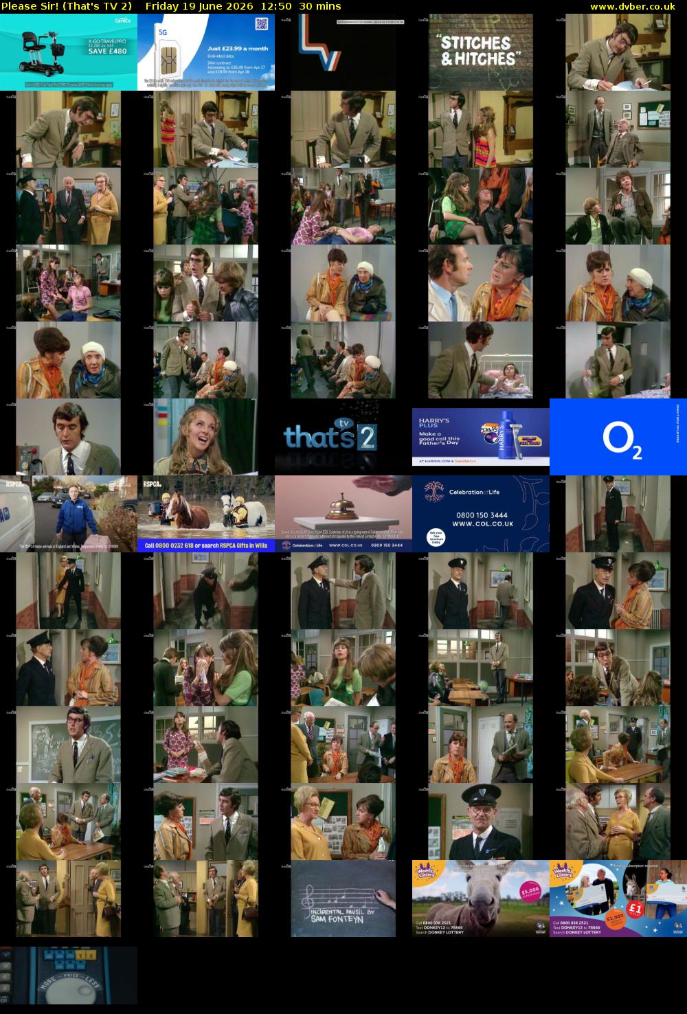 Please Sir! (That's TV 2) Friday 19 June 2026 12:50 - 13:20