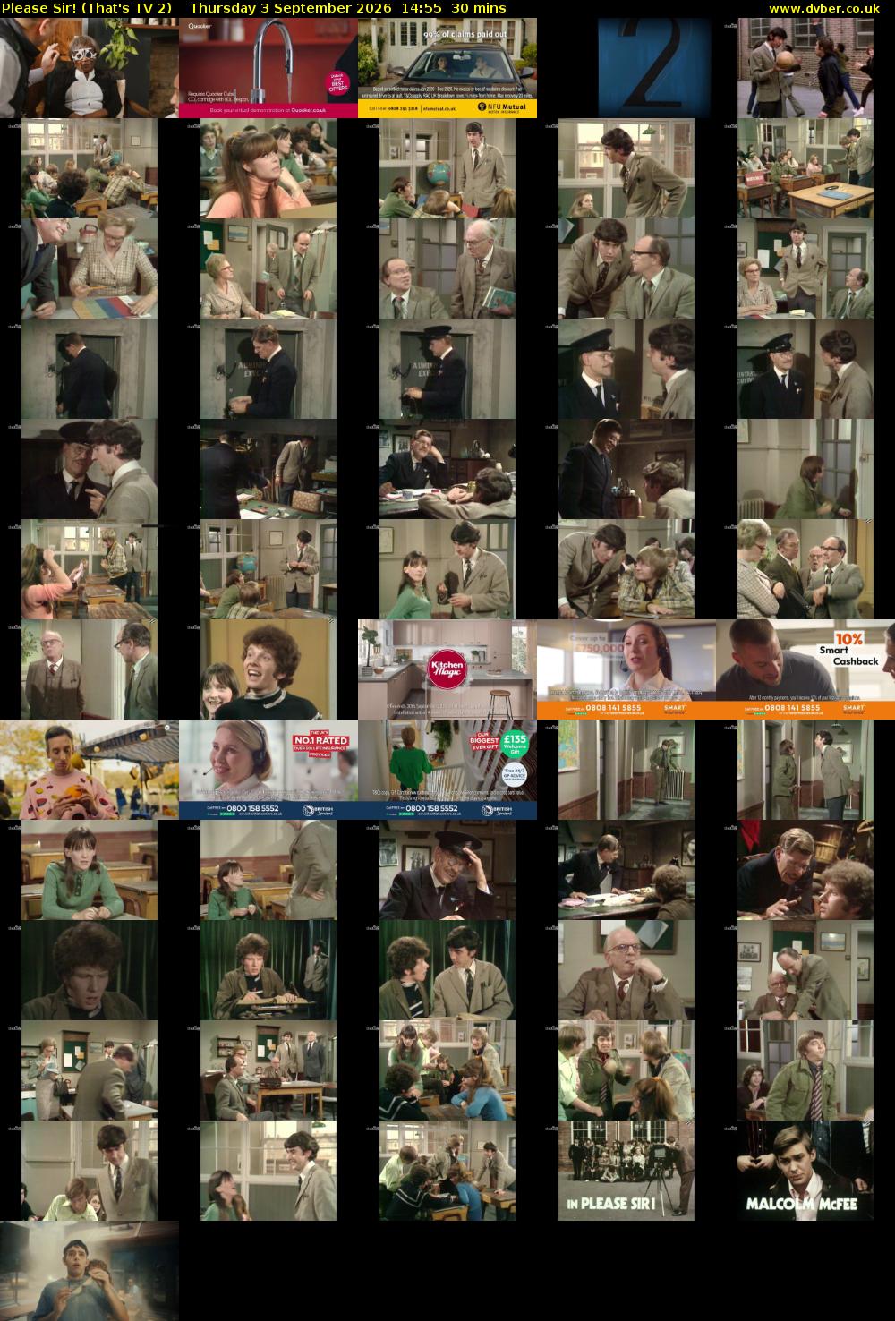 Please Sir! (That's TV 2) Thursday 3 September 2026 14:55 - 15:25