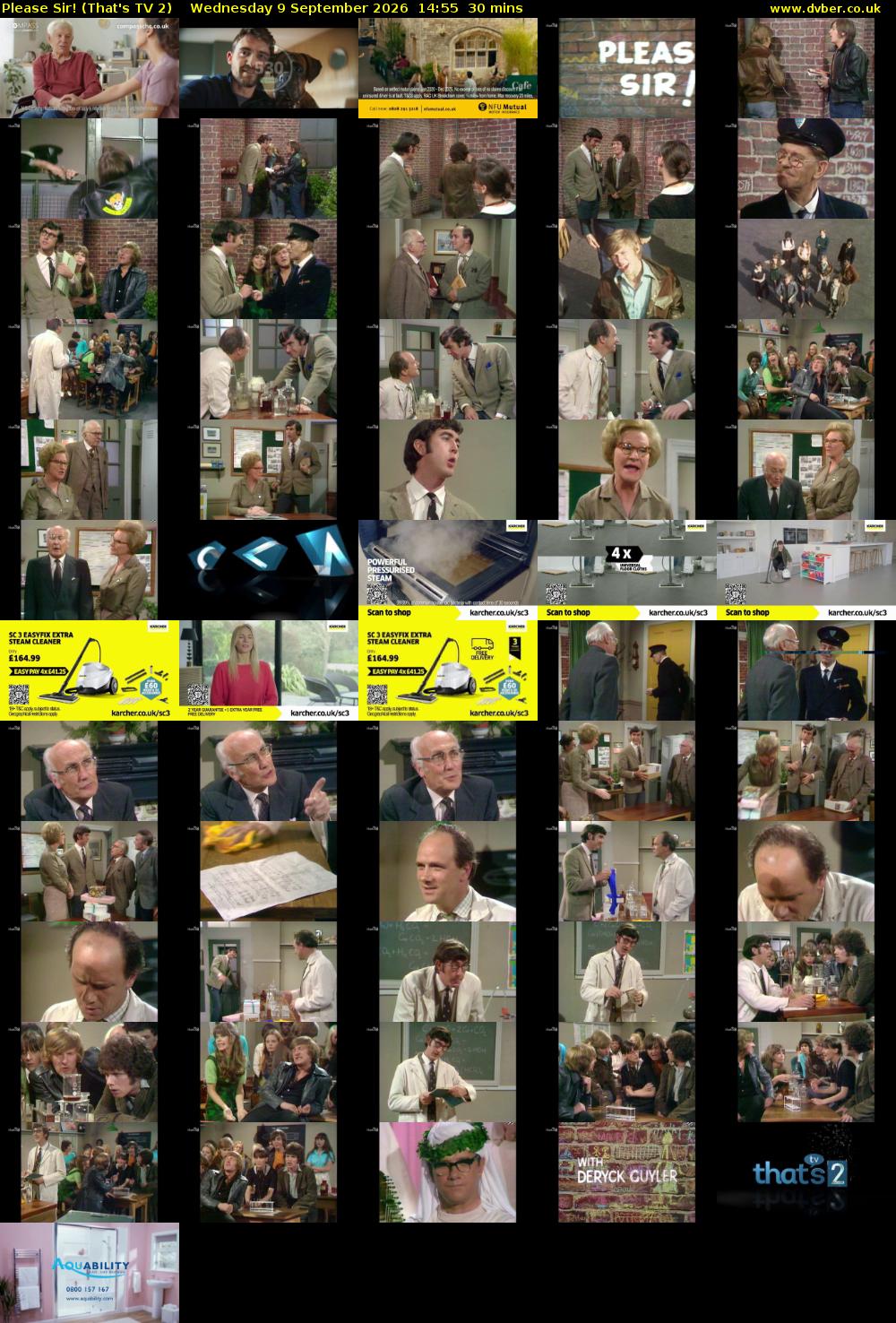 Please Sir! (That's TV 2) Wednesday 9 September 2026 14:55 - 15:25