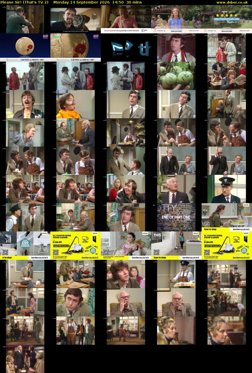 Please Sir! (That's TV 2) Monday 14 September 2026 14:50 - 15:20