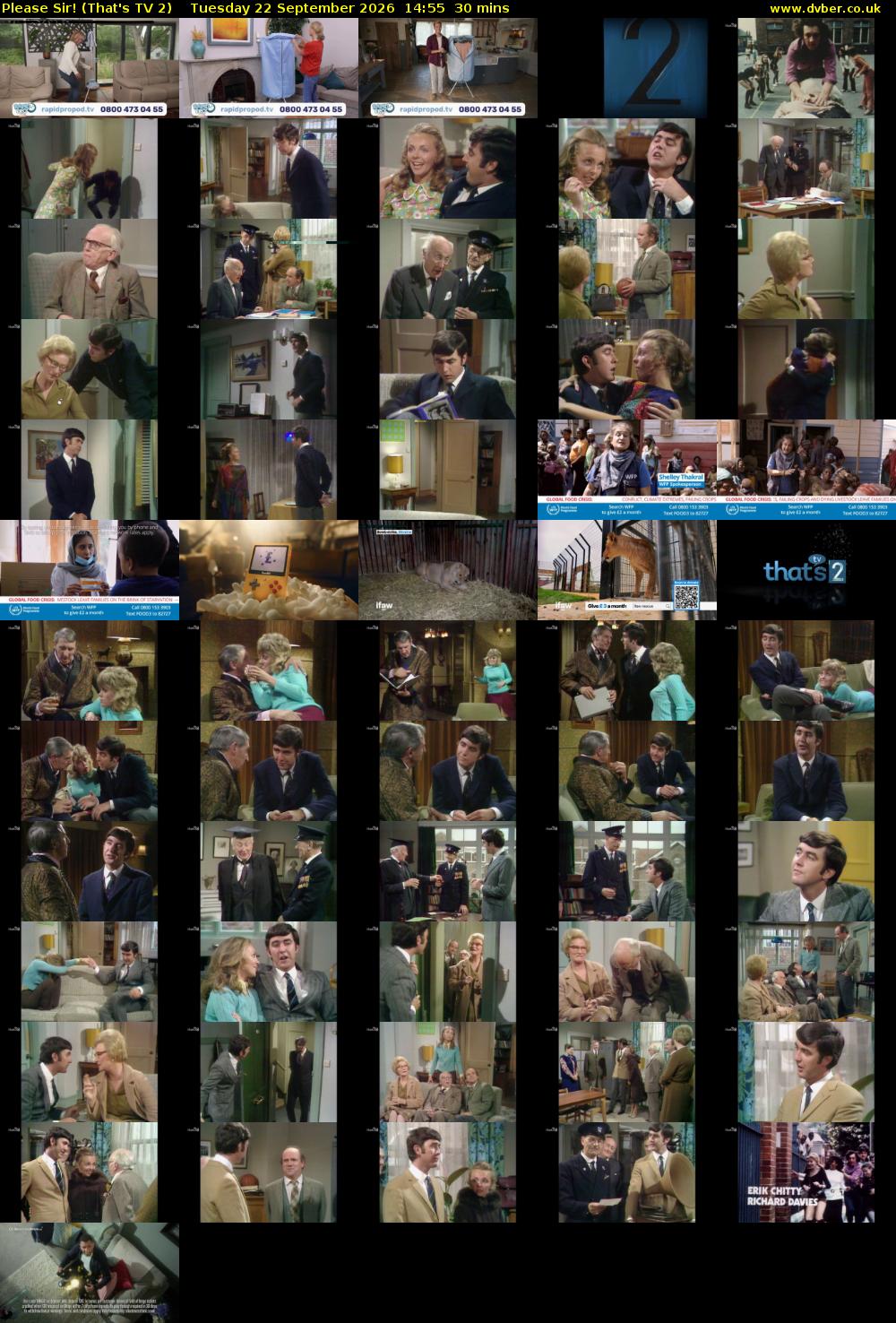 Please Sir! (That's TV 2) Tuesday 22 September 2026 14:55 - 15:25