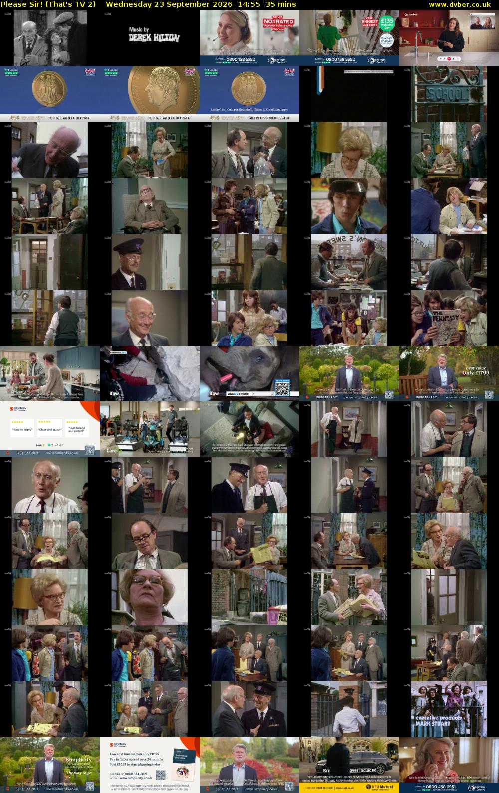 Please Sir! (That's TV 2) Wednesday 23 September 2026 14:55 - 15:30