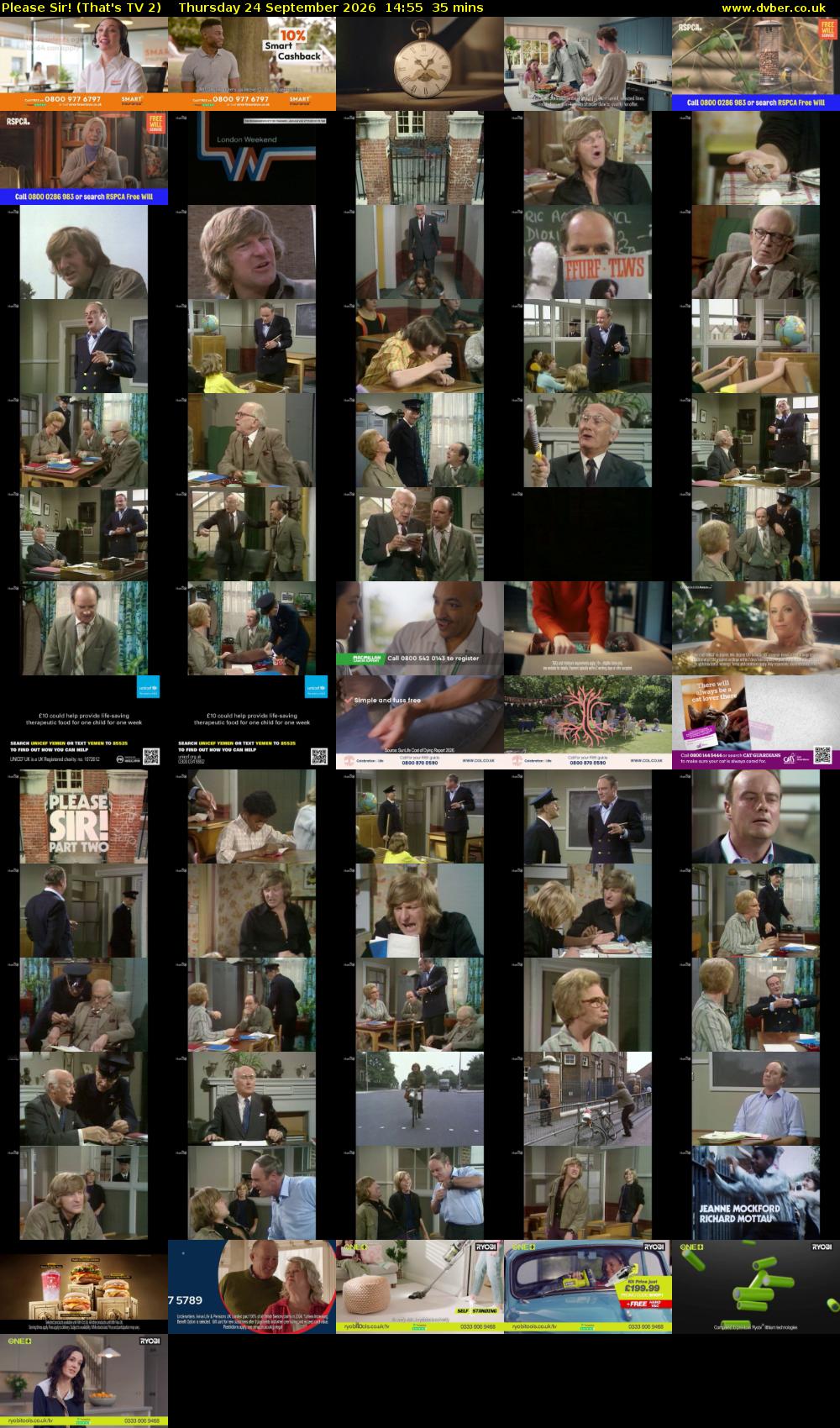 Please Sir! (That's TV 2) Thursday 24 September 2026 14:55 - 15:30