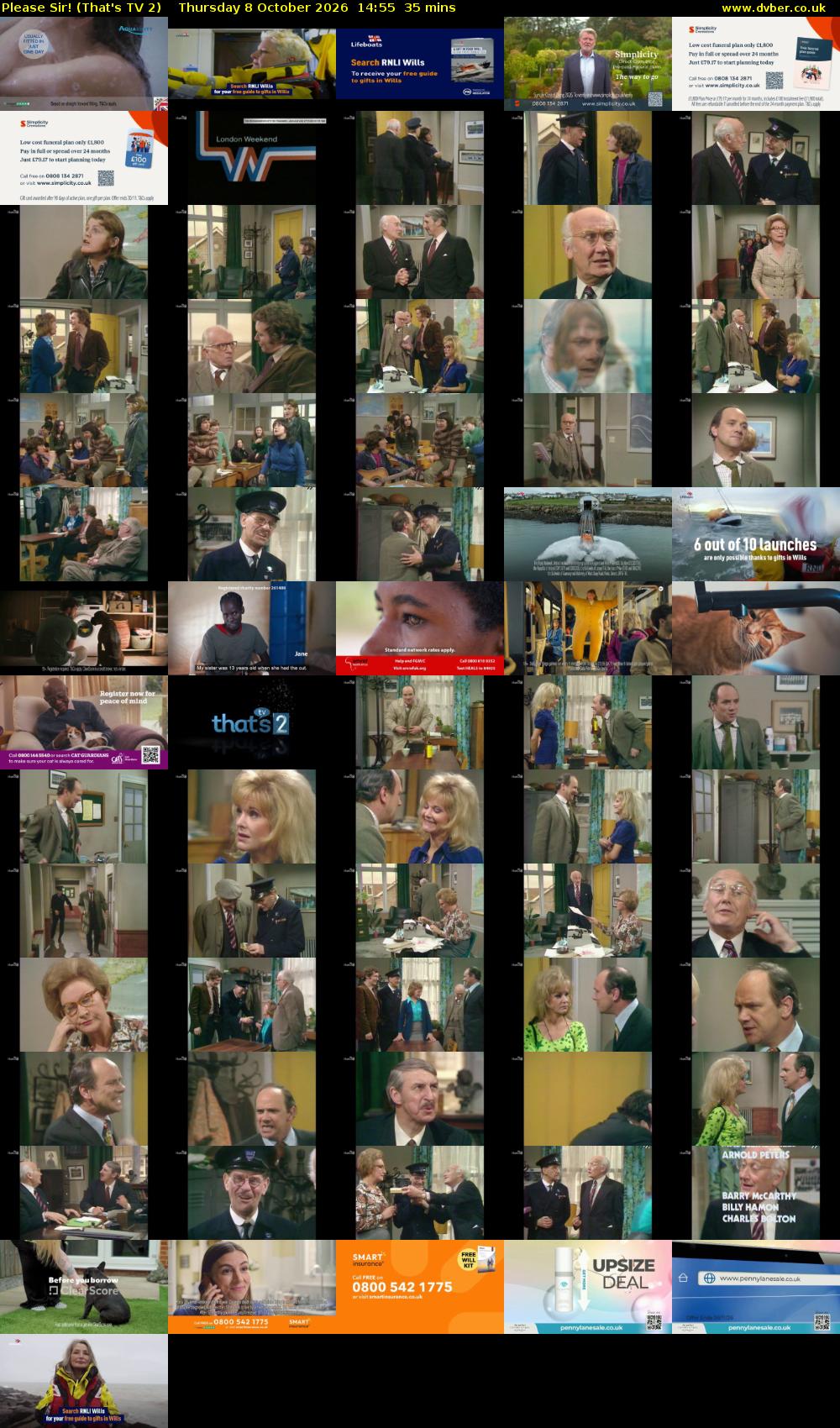 Please Sir! (That's TV 2) Thursday 8 October 2026 14:55 - 15:30