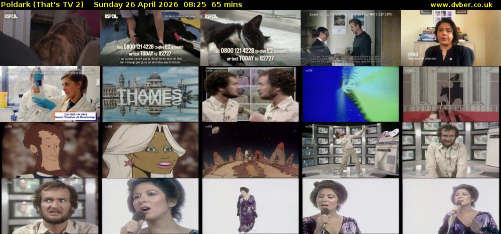 Poldark (That's TV 2) Sunday 26 April 2026 08:25 - 09:30