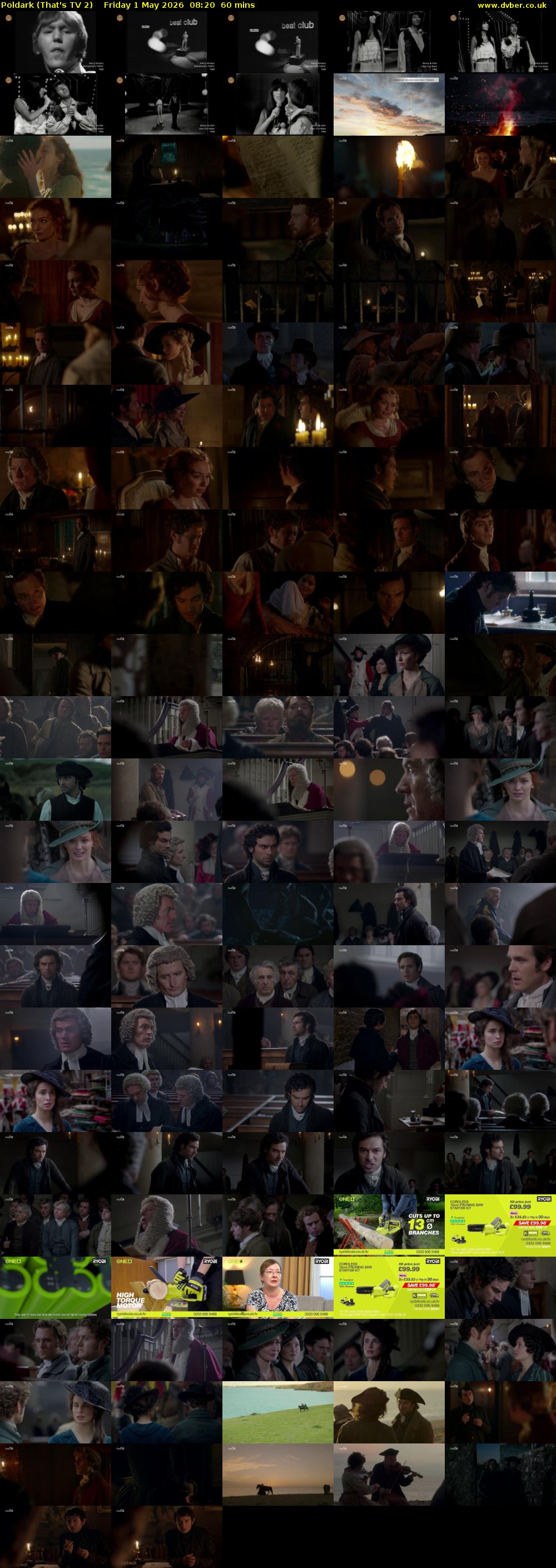 Poldark (That's TV 2) Friday 1 May 2026 08:20 - 09:20