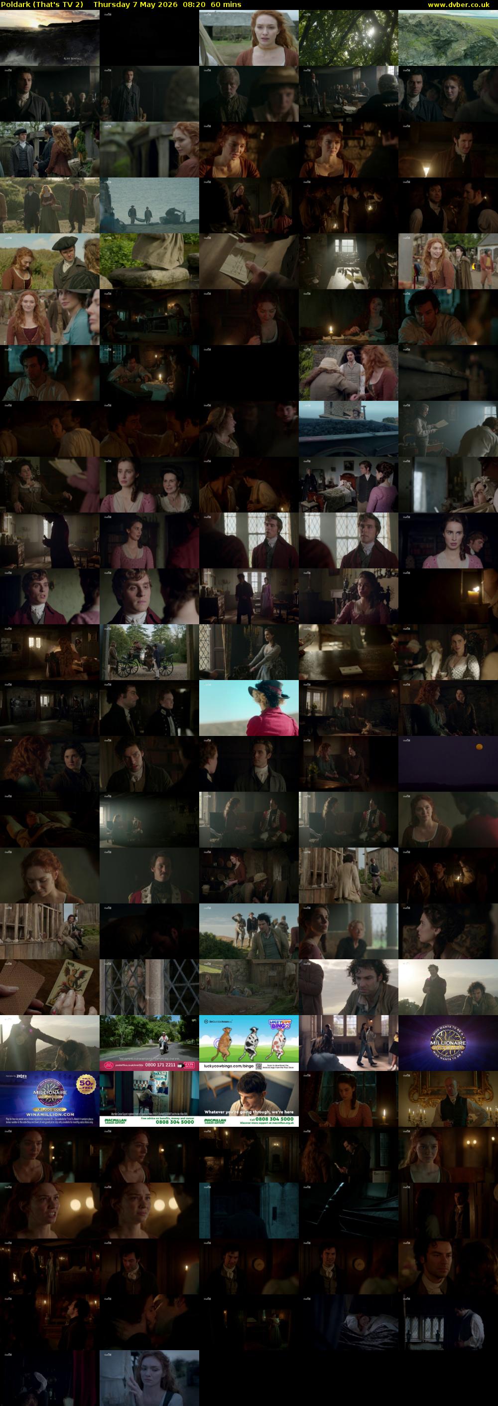 Poldark (That's TV 2) Thursday 7 May 2026 08:20 - 09:20