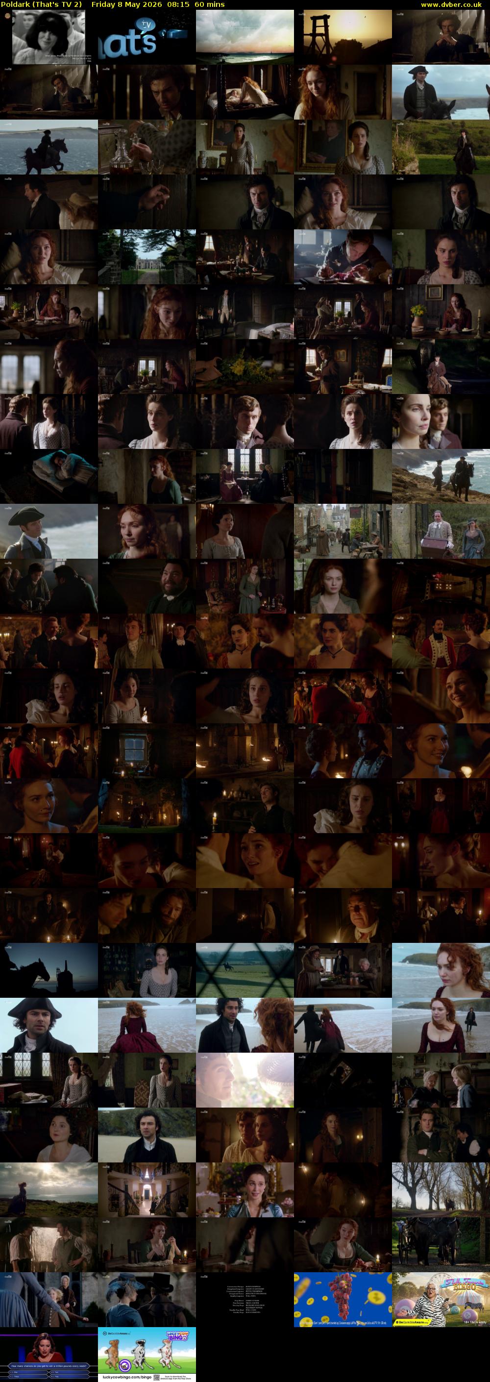 Poldark (That's TV 2) Friday 8 May 2026 08:15 - 09:15