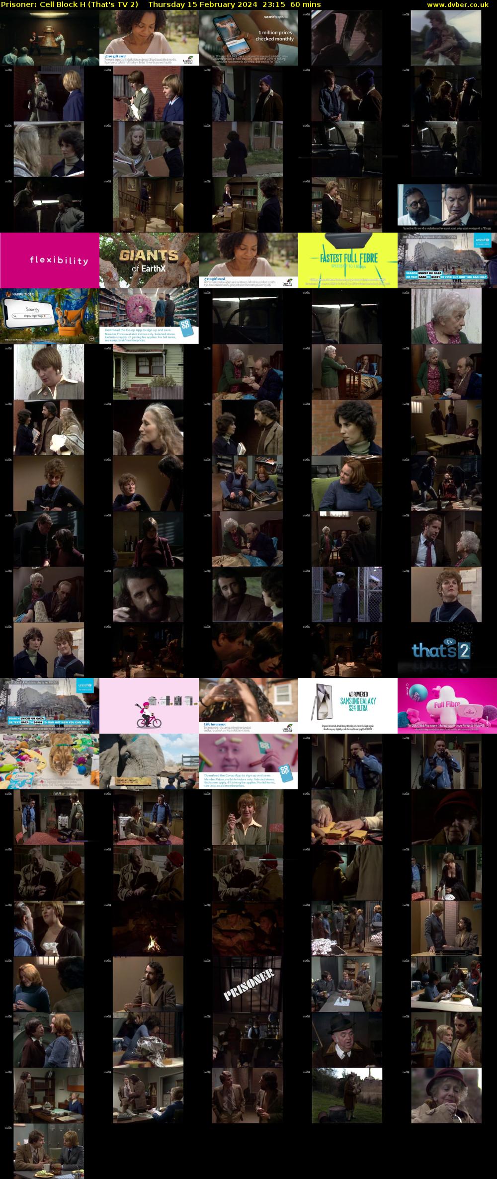 Prisoner: Cell Block H (That's TV 2) Thursday 15 February 2024 23:15 - 00:15