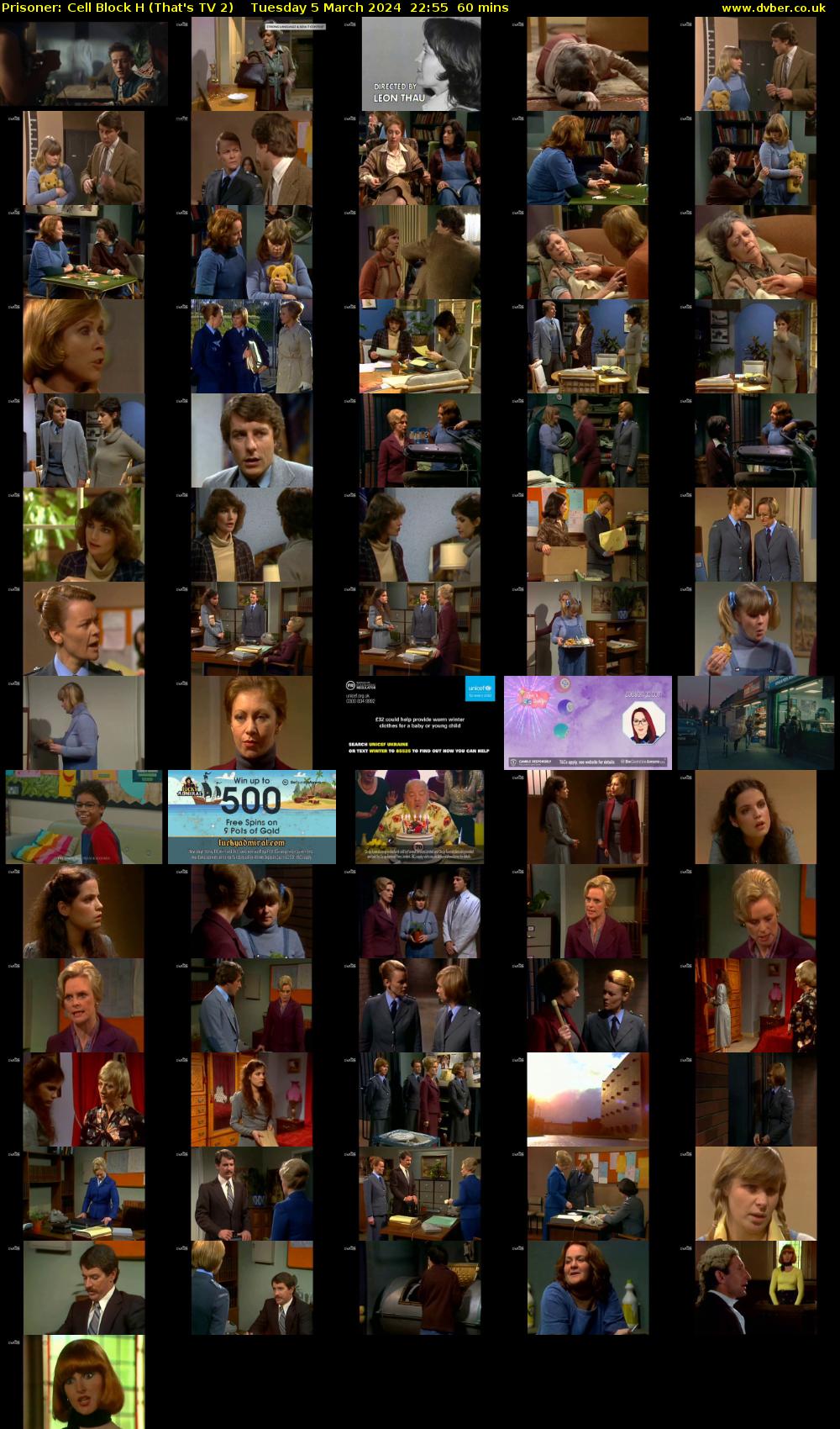 Prisoner: Cell Block H (That's TV 2) Tuesday 5 March 2024 22:55 - 23:55