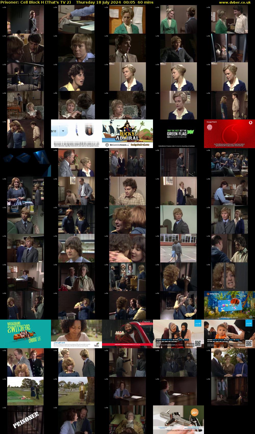 Prisoner: Cell Block H (That's TV 2) Thursday 18 July 2024 00:05 - 01:05