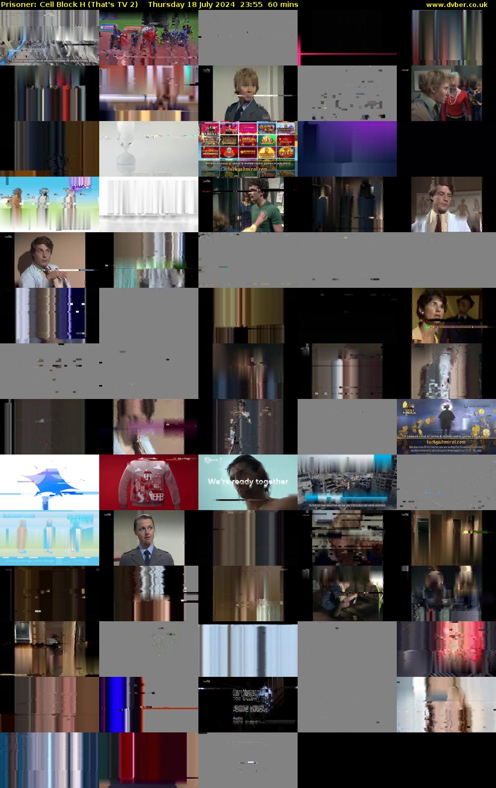 Prisoner: Cell Block H (That's TV 2) Thursday 18 July 2024 23:55 - 00:55