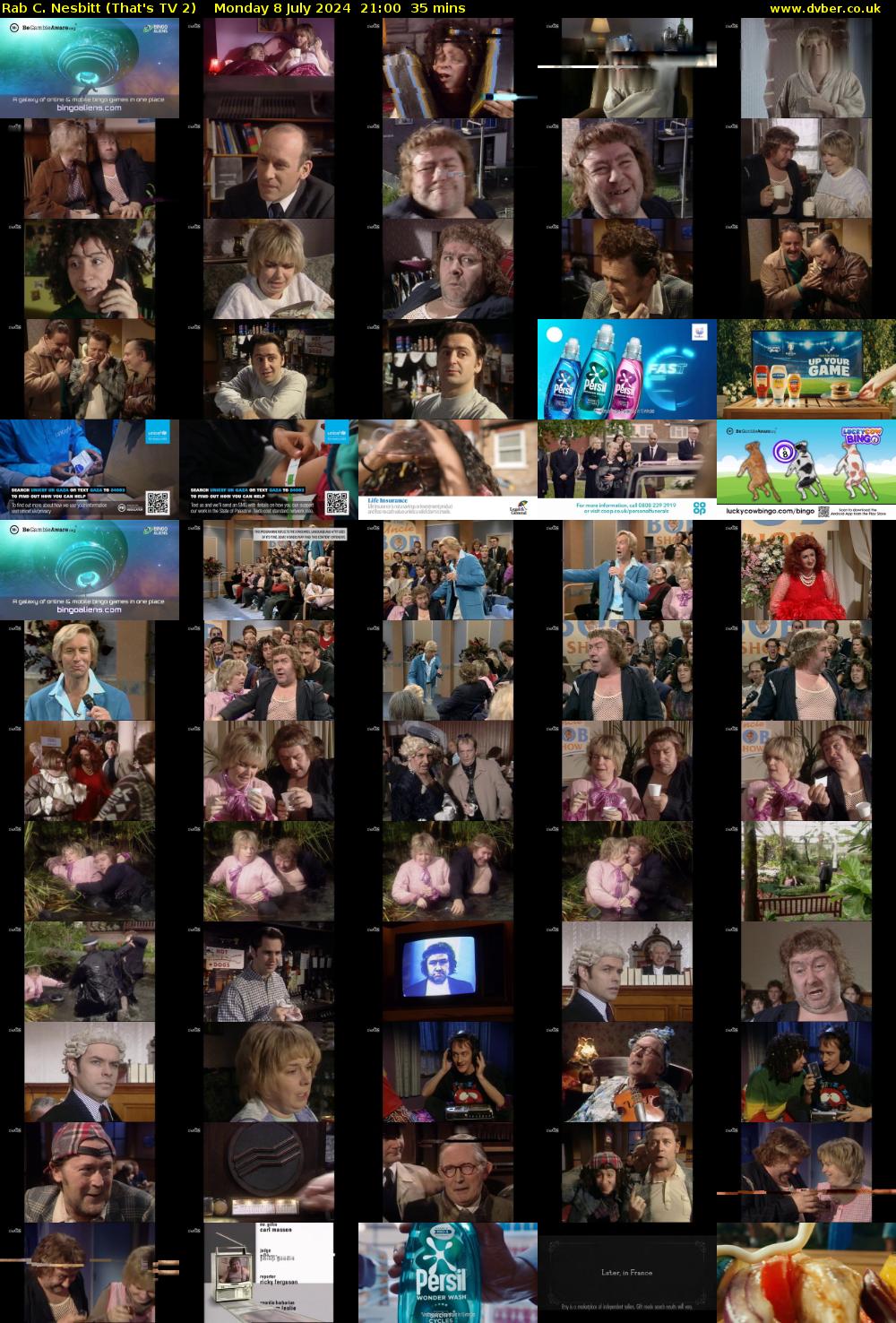 Rab C. Nesbitt (That's TV 2) Monday 8 July 2024 21:00 - 21:35