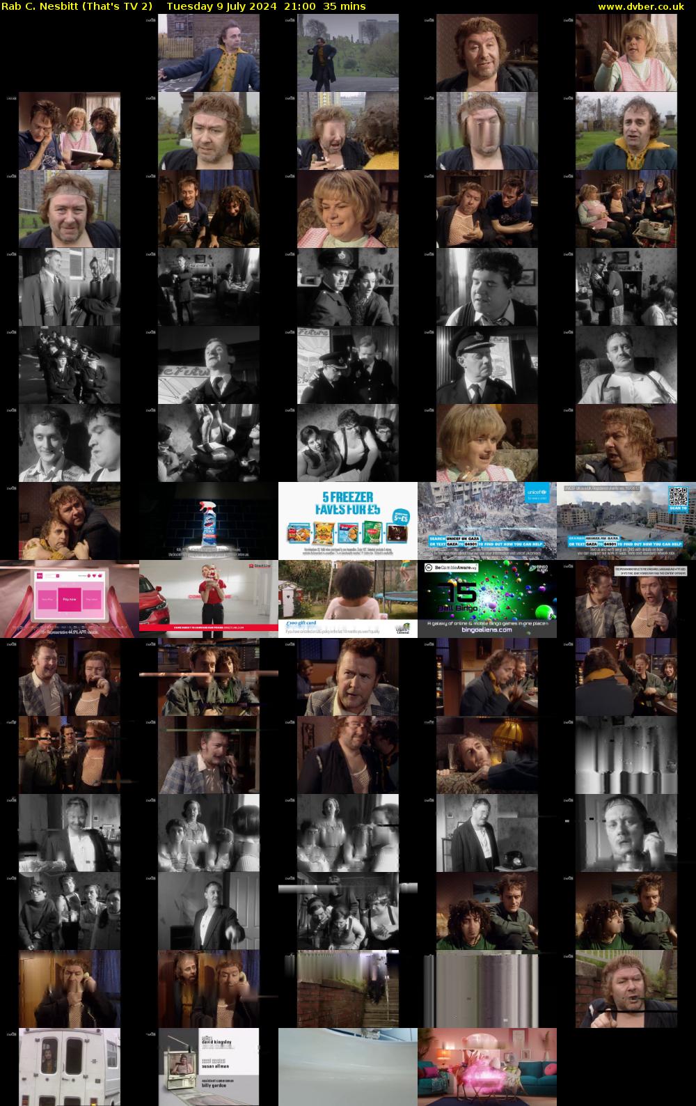 Rab C. Nesbitt (That's TV 2) Tuesday 9 July 2024 21:00 - 21:35