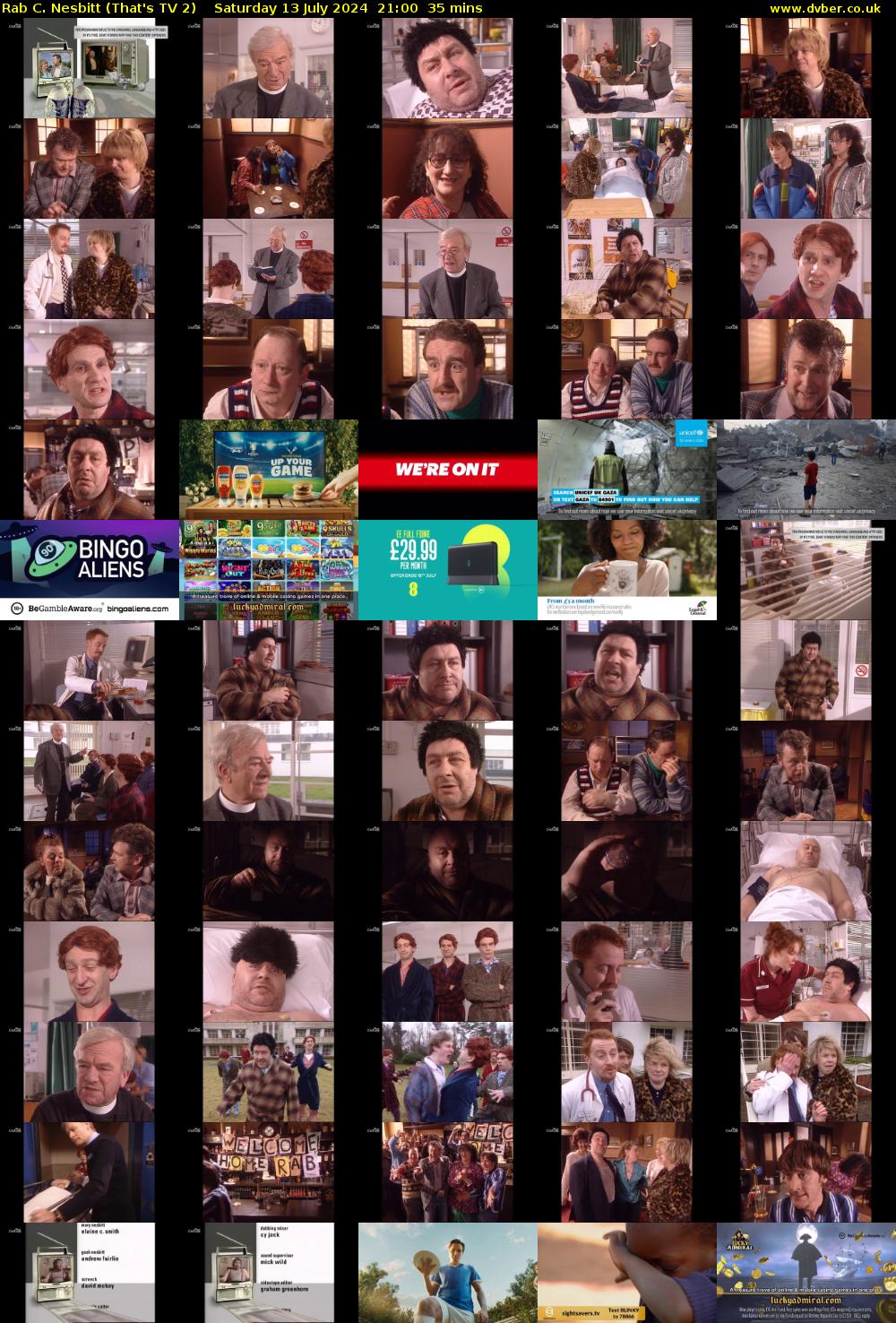 Rab C. Nesbitt (That's TV 2) Saturday 13 July 2024 21:00 - 21:35