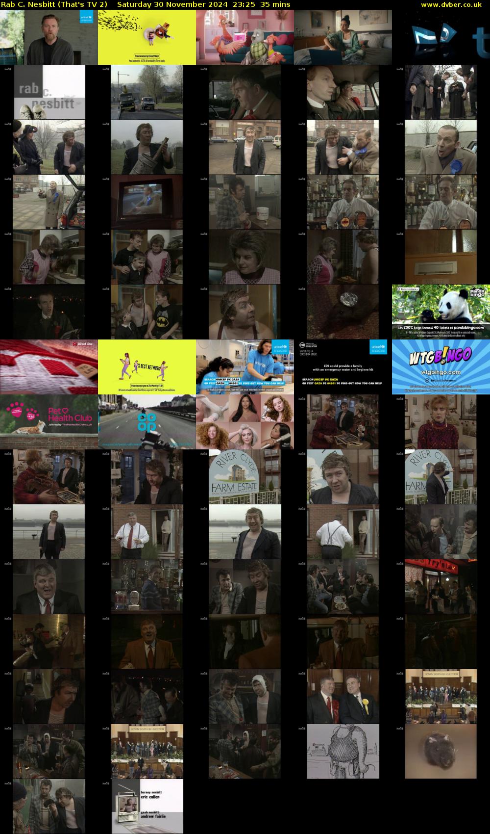 Rab C. Nesbitt (That's TV 2) Saturday 30 November 2024 23:25 - 00:00