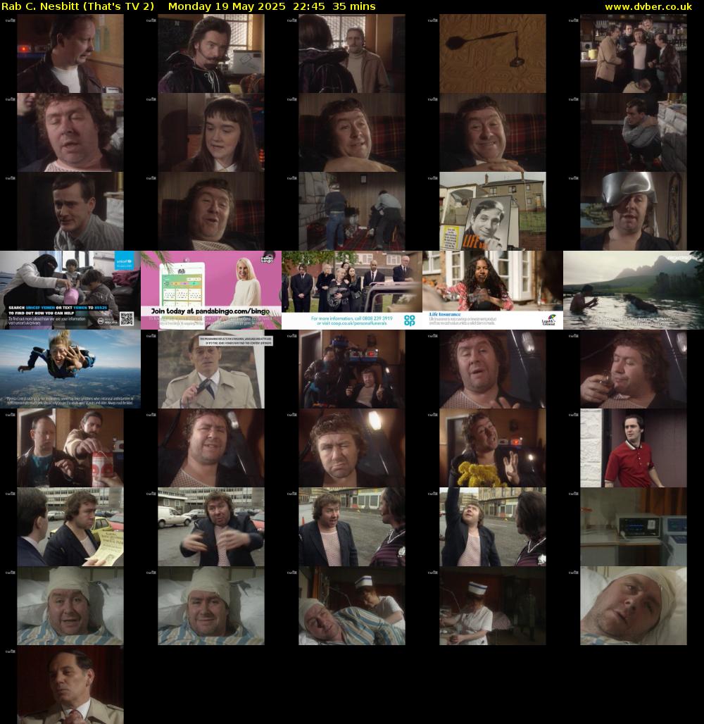 Rab C. Nesbitt (That's TV 2) Monday 19 May 2025 22:45 - 23:20