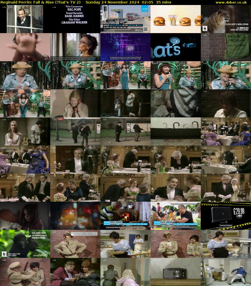 Reginald Perrin: Fall & Rise (That's TV 2) Sunday 24 November 2024 02:05 - 02:40