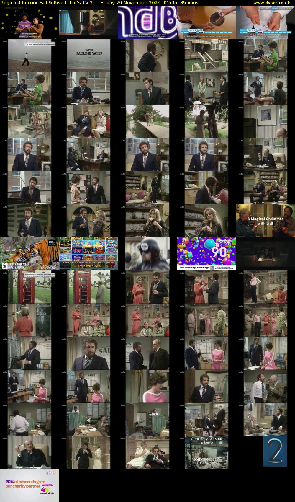 Reginald Perrin: Fall & Rise (That's TV 2) Friday 29 November 2024 01:45 - 02:20
