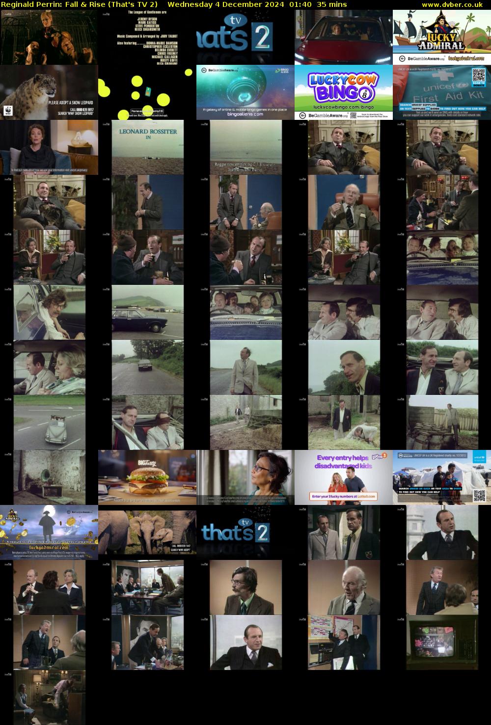 Reginald Perrin: Fall & Rise (That's TV 2) Wednesday 4 December 2024 01:40 - 02:15