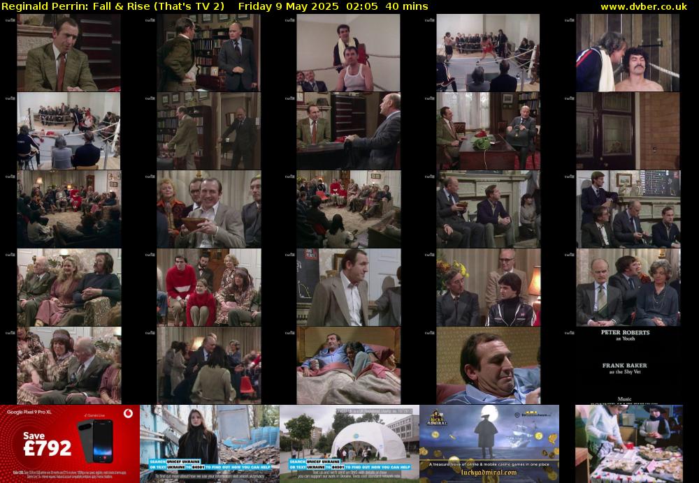 Reginald Perrin: Fall & Rise (That's TV 2) Friday 9 May 2025 02:05 - 02:45
