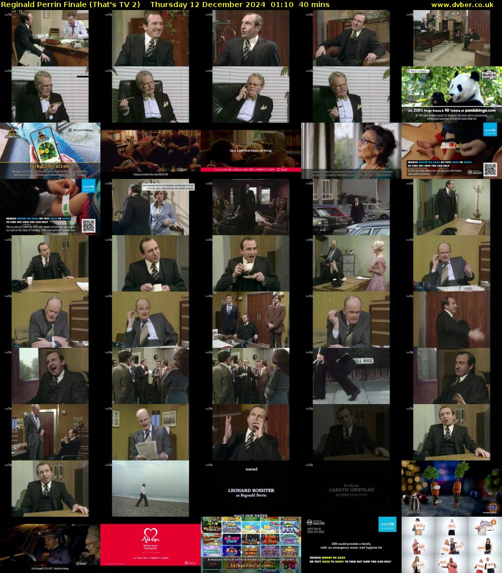 Reginald Perrin Finale (That's TV 2) Thursday 12 December 2024 01:10 - 01:50