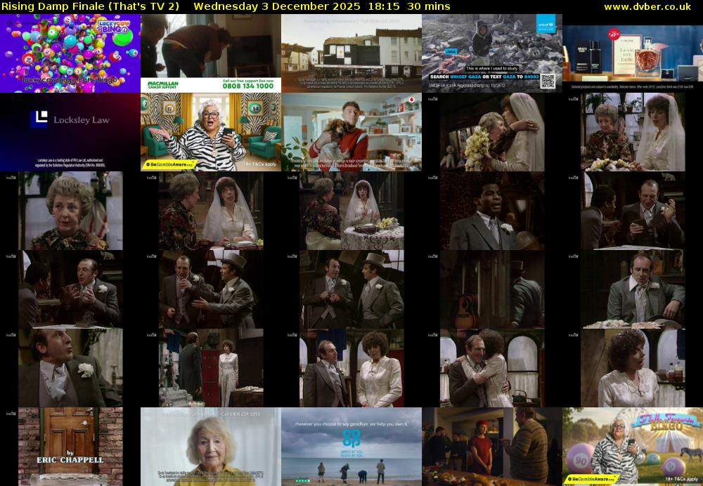 Rising Damp Finale (That's TV 2) Wednesday 3 December 2025 18:15 - 18:45