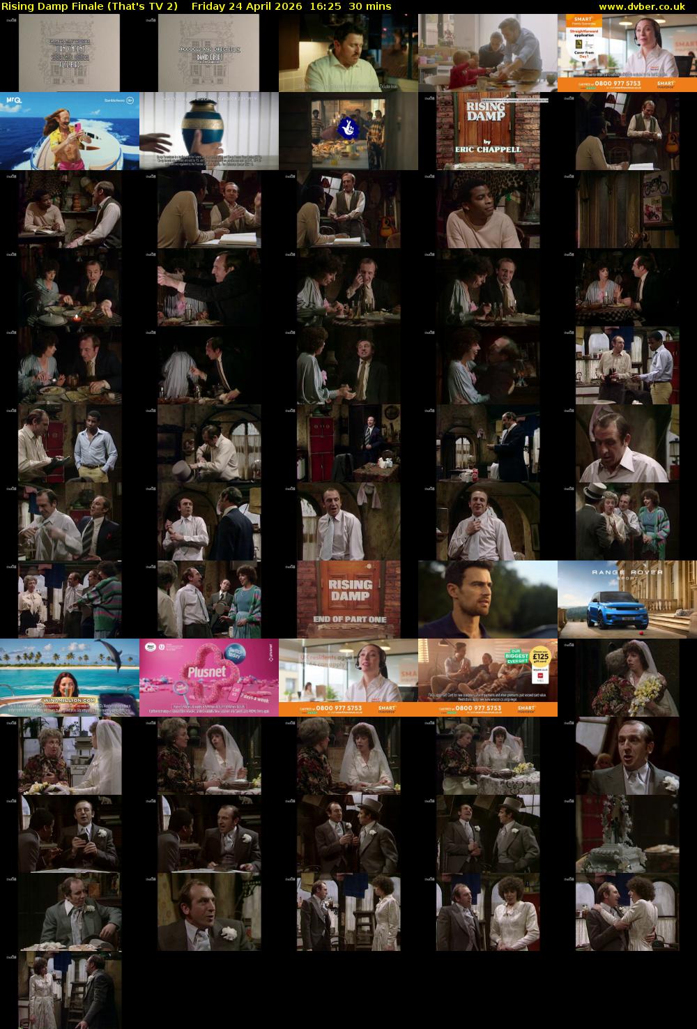 Rising Damp Finale (That's TV 2) Friday 24 April 2026 16:25 - 16:55