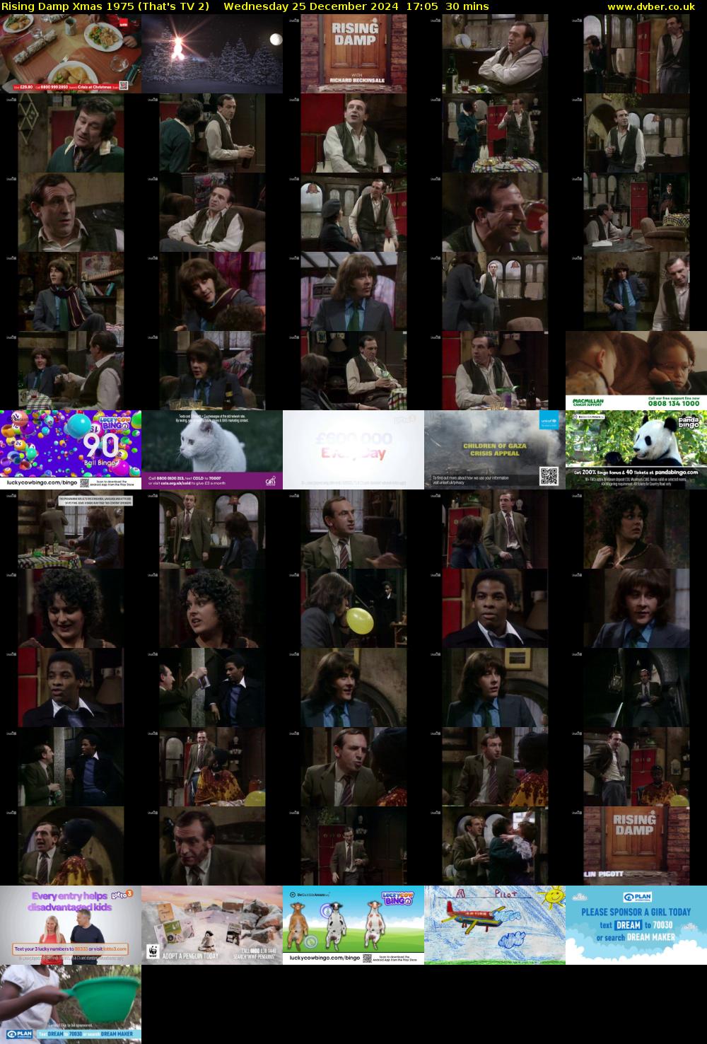 Rising Damp Xmas 1975 (That's TV 2) Wednesday 25 December 2024 17:05 - 17:35