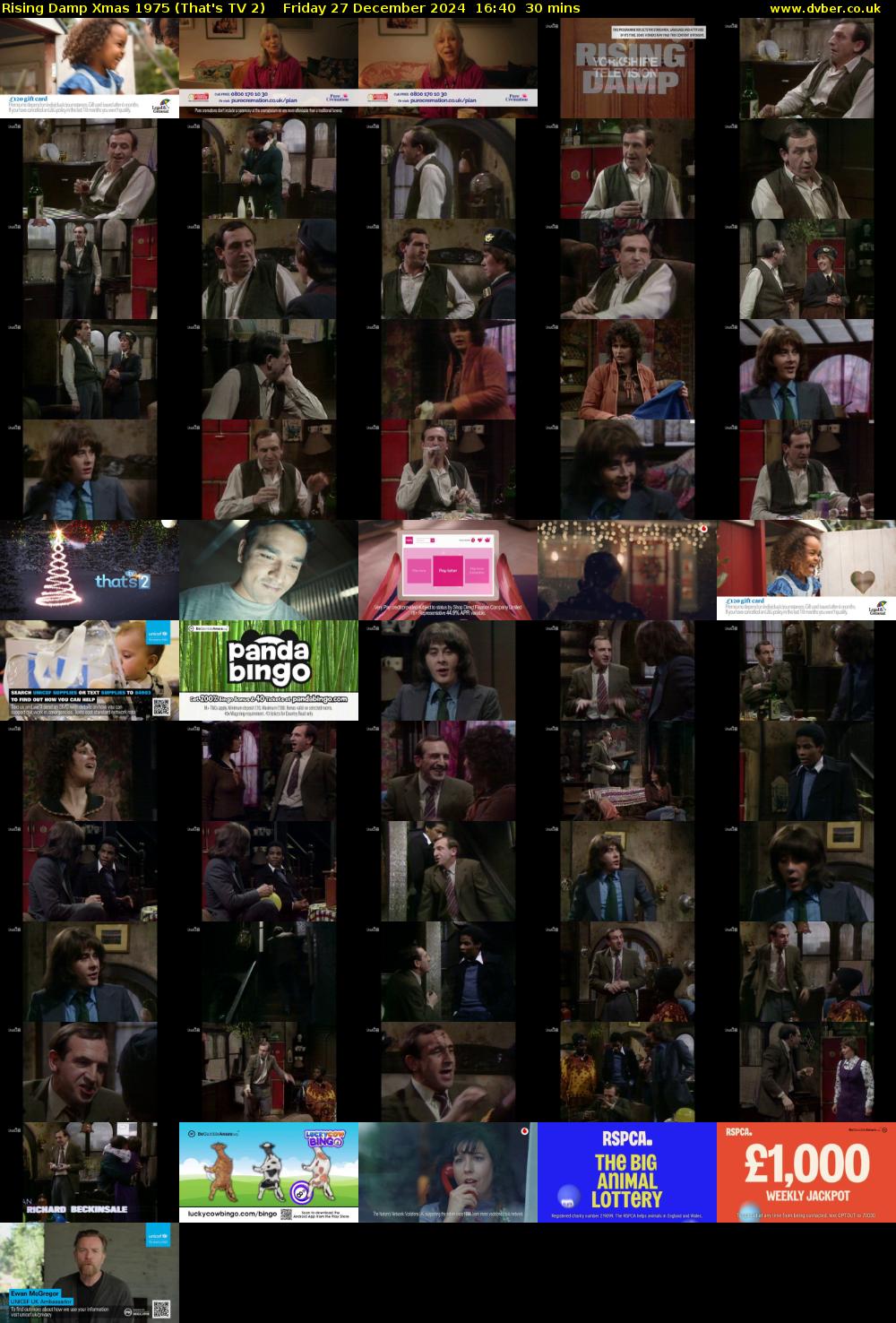 Rising Damp Xmas 1975 (That's TV 2) Friday 27 December 2024 16:40 - 17:10
