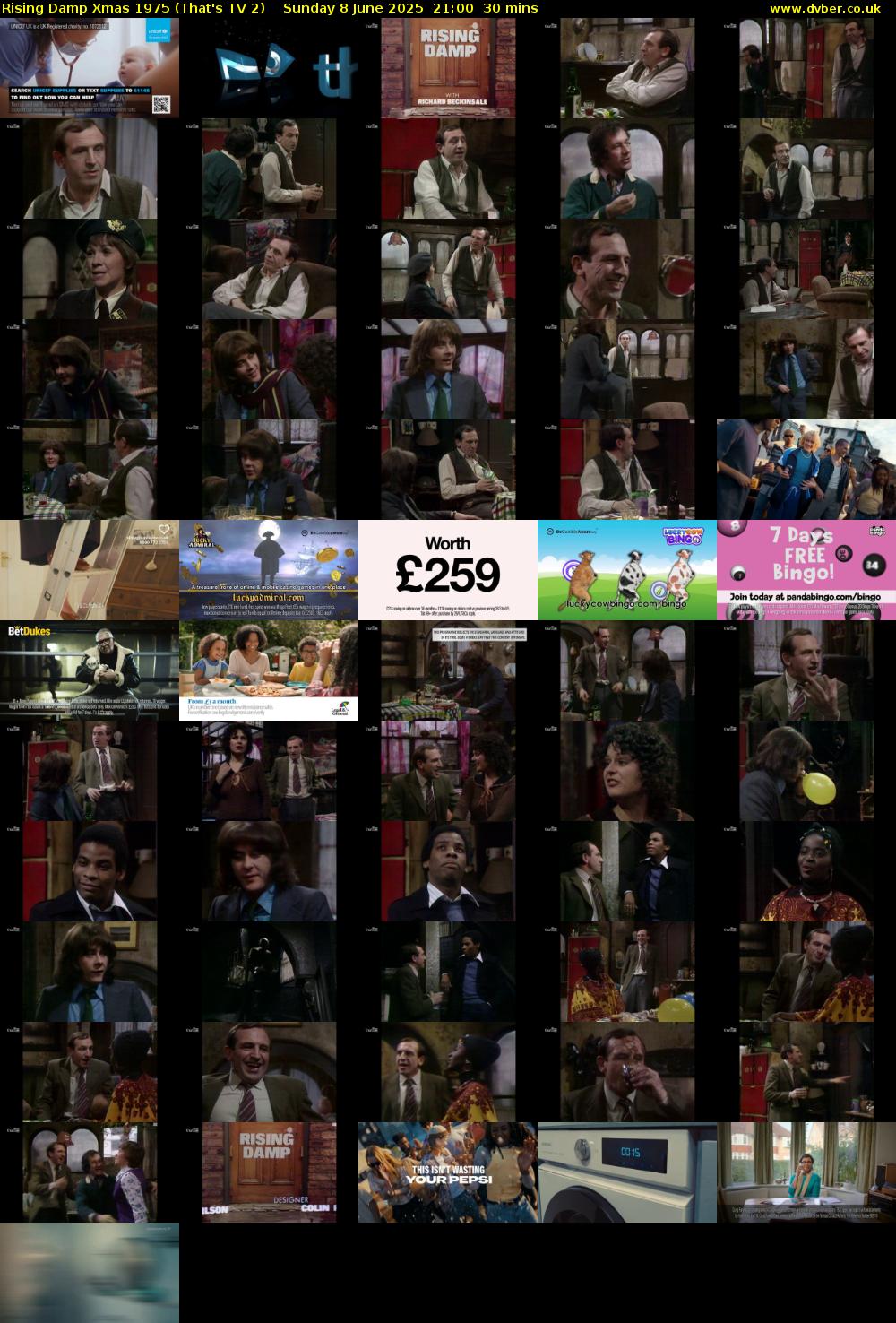 Rising Damp Xmas 1975 (That's TV 2) Sunday 8 June 2025 21:00 - 21:30