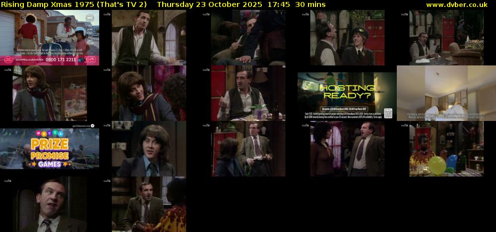 Rising Damp Xmas 1975 (That's TV 2) Thursday 23 October 2025 17:45 - 18:15