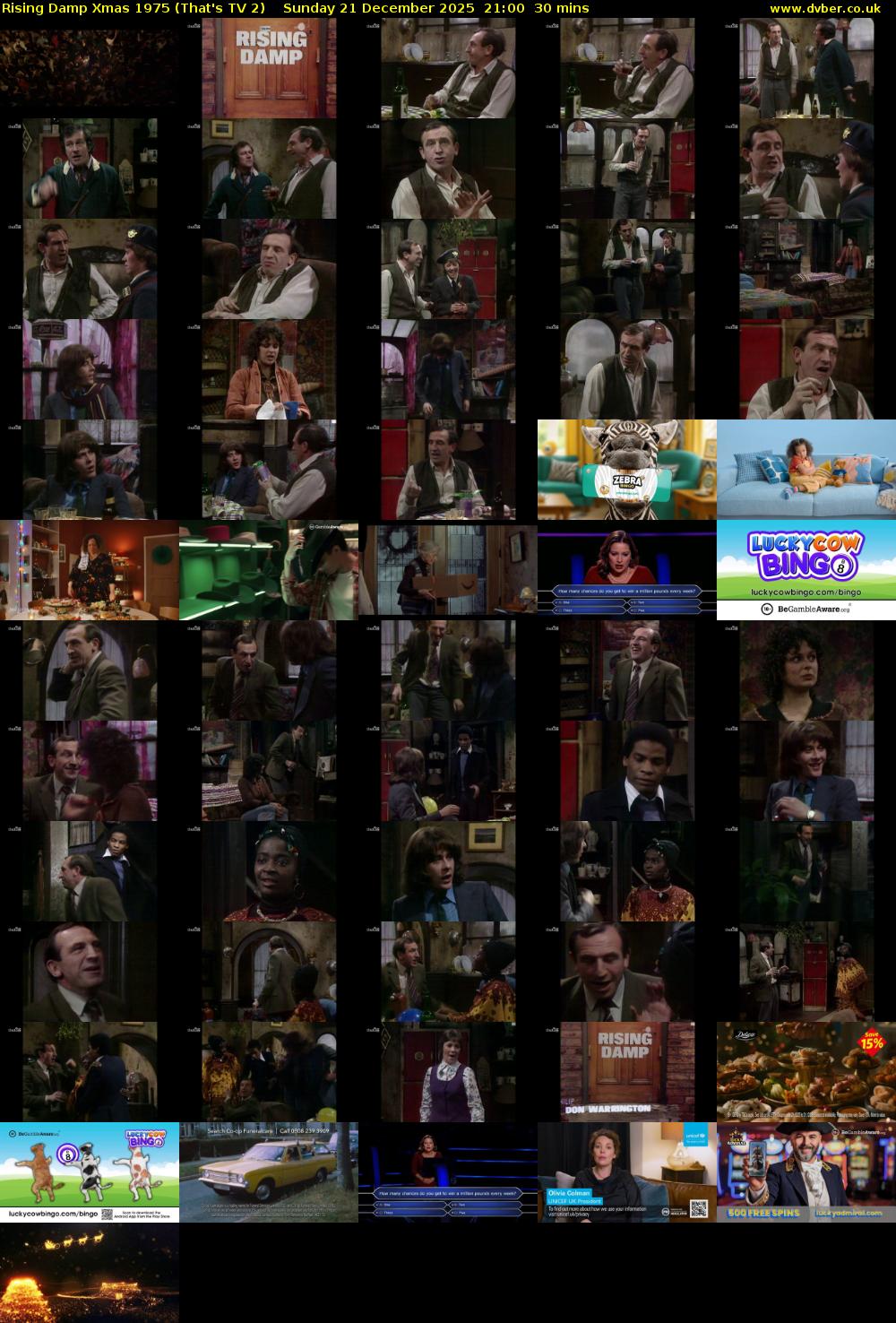 Rising Damp Xmas 1975 (That's TV 2) Sunday 21 December 2025 21:00 - 21:30