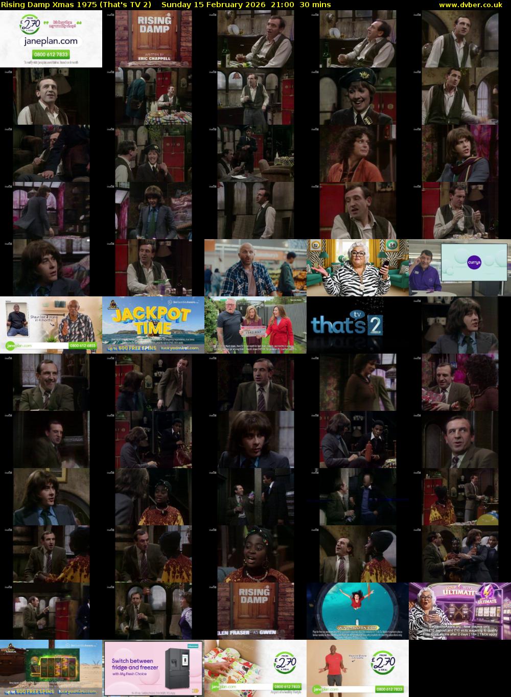 Rising Damp Xmas 1975 (That's TV 2) Sunday 15 February 2026 21:00 - 21:30