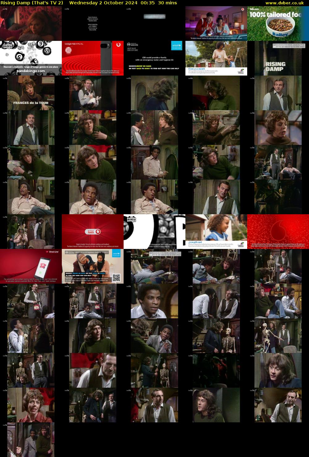 Rising Damp (That's TV 2) Wednesday 2 October 2024 00:35 - 01:05