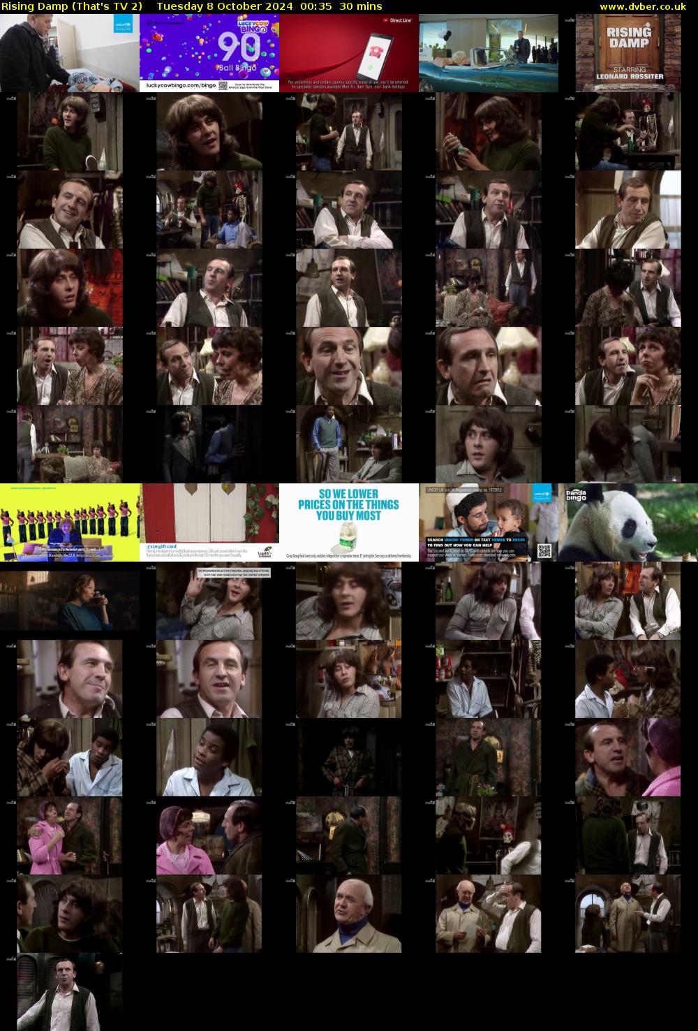 Rising Damp (That's TV 2) Tuesday 8 October 2024 00:35 - 01:05
