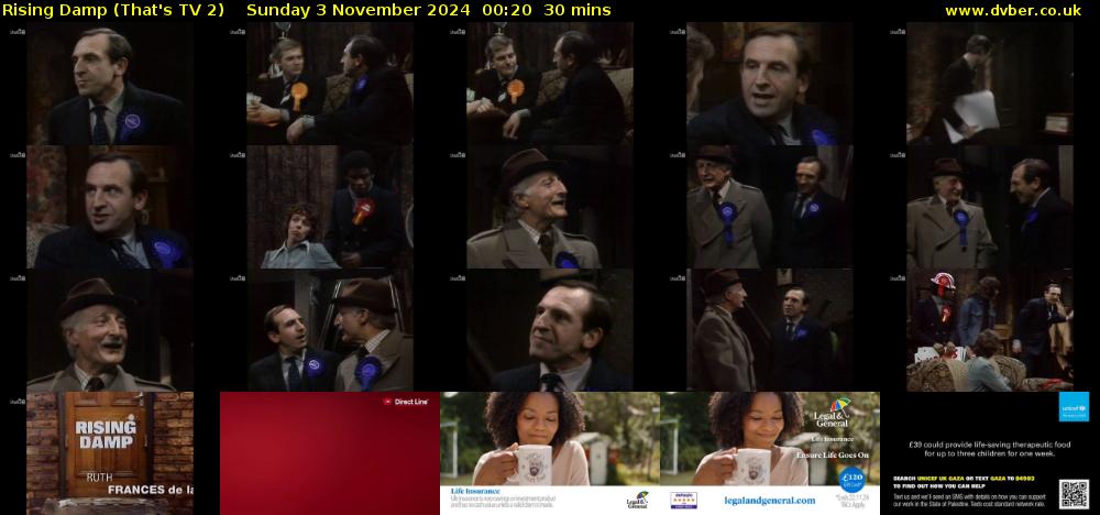 Rising Damp (That's TV 2) Sunday 3 November 2024 00:20 - 00:50