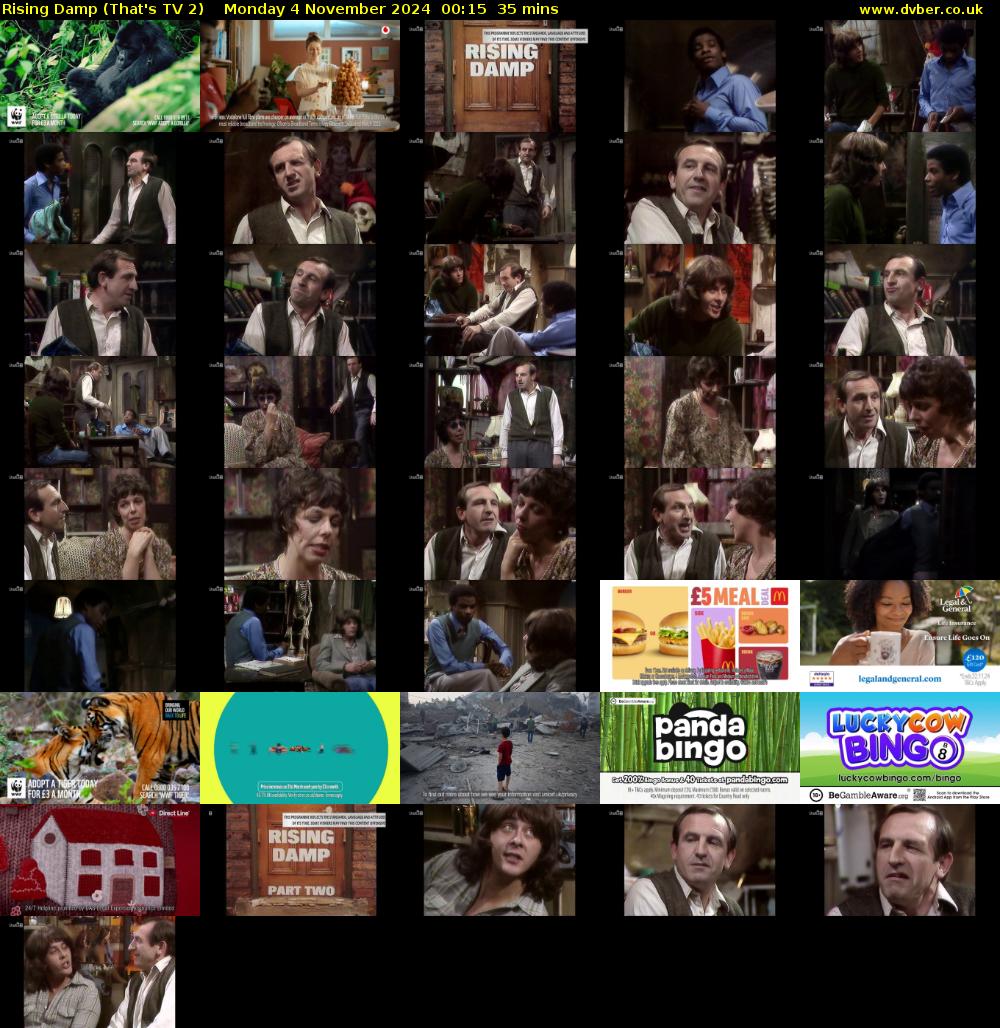 Rising Damp (That's TV 2) Monday 4 November 2024 00:15 - 00:50