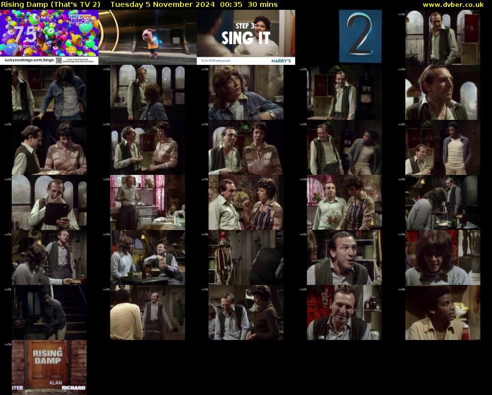 Rising Damp (That's TV 2) Tuesday 5 November 2024 00:35 - 01:05