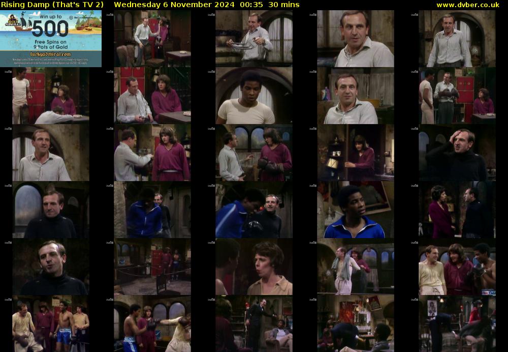 Rising Damp (That's TV 2) Wednesday 6 November 2024 00:35 - 01:05