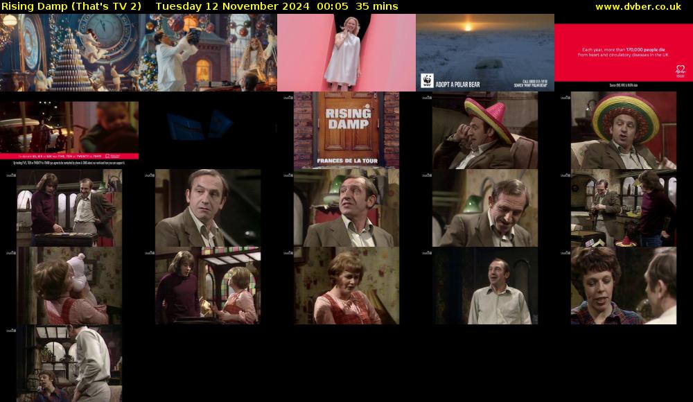 Rising Damp (That's TV 2) Tuesday 12 November 2024 00:05 - 00:40