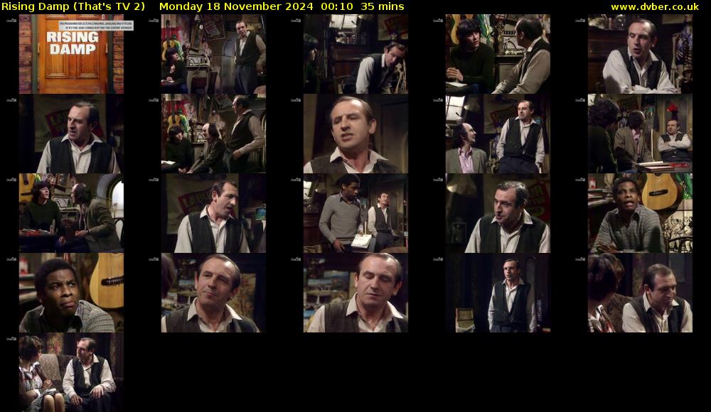 Rising Damp (That's TV 2) Monday 18 November 2024 00:10 - 00:45