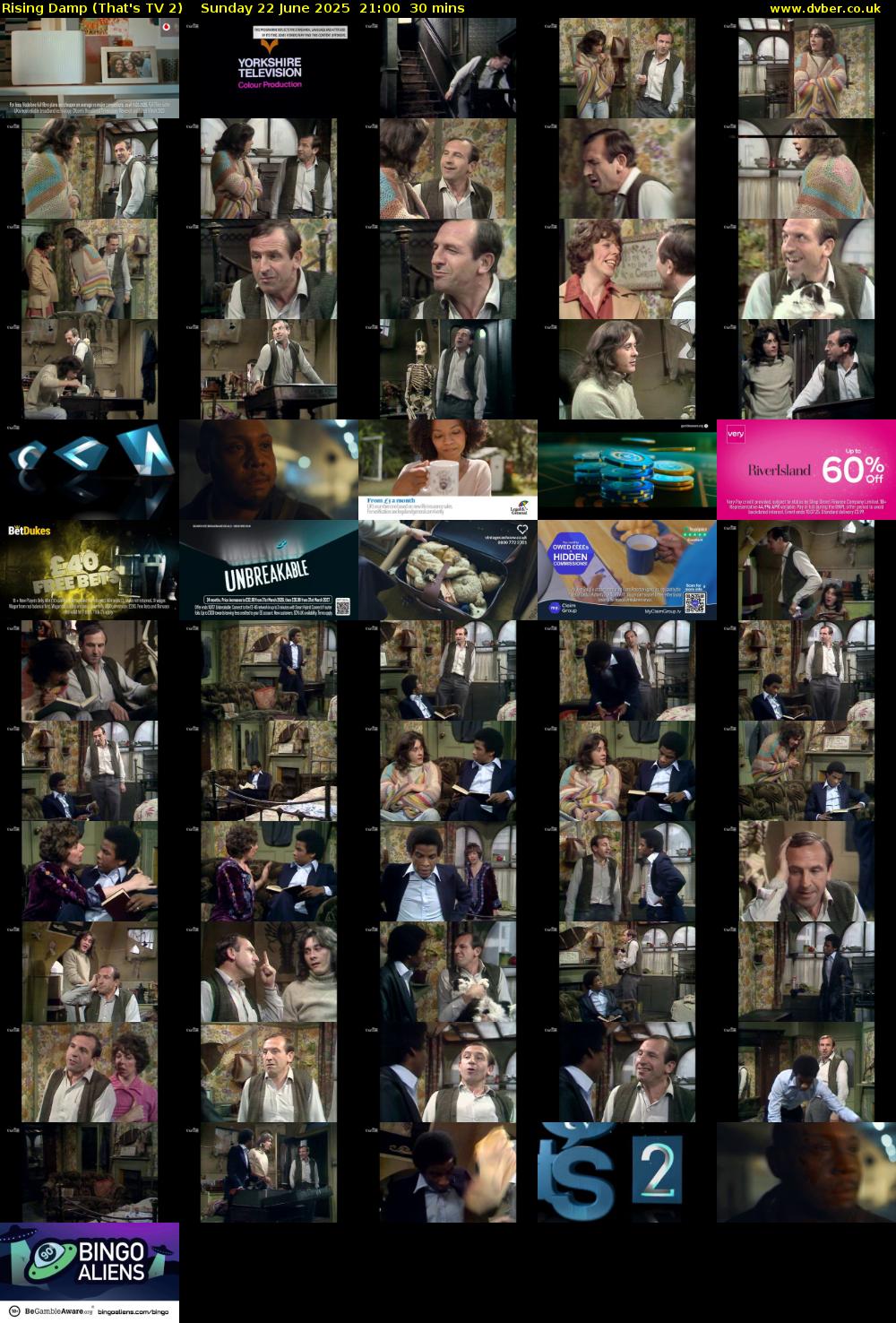 Rising Damp (That's TV 2) Sunday 22 June 2025 21:00 - 21:30