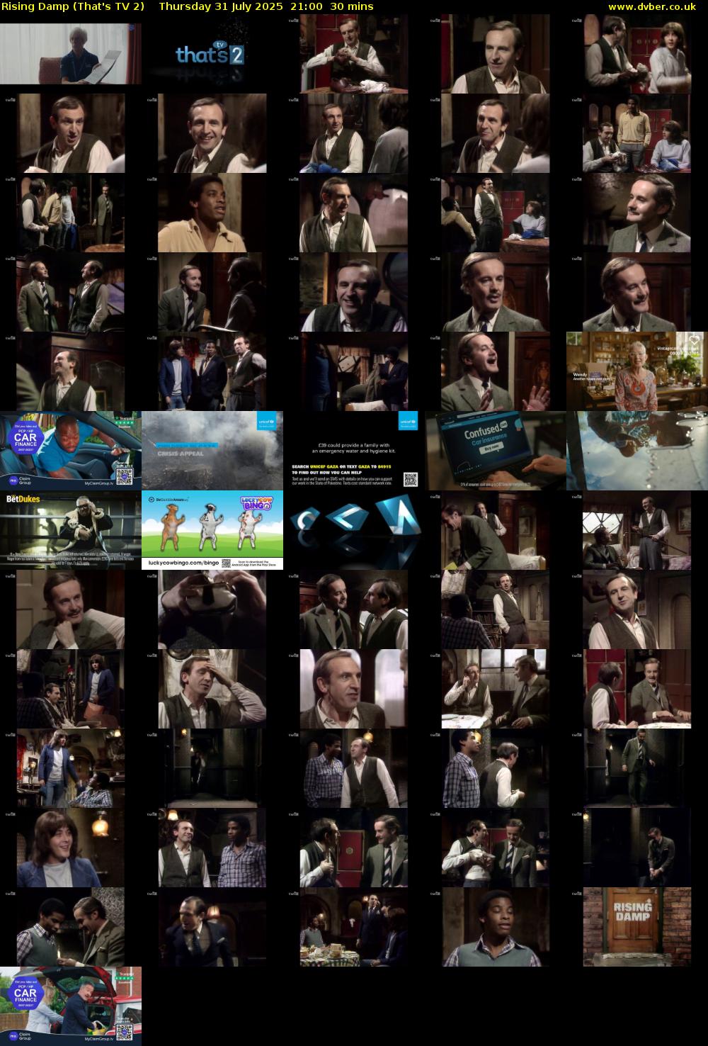 Rising Damp (That's TV 2) Thursday 31 July 2025 21:00 - 21:30
