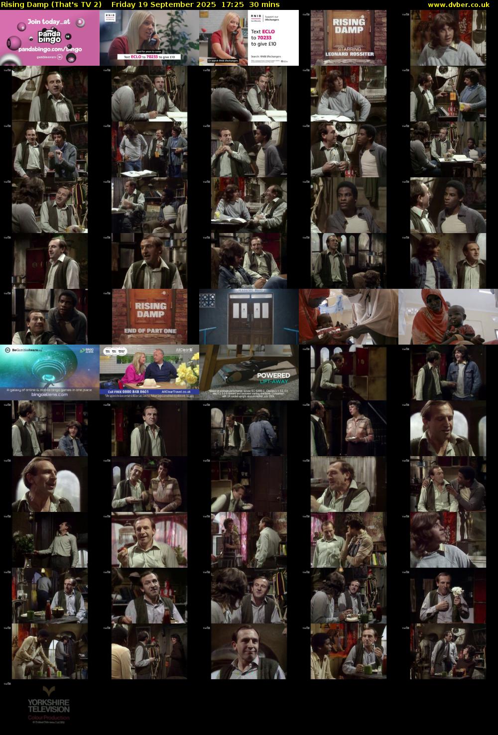 Rising Damp (That's TV 2) Friday 19 September 2025 17:25 - 17:55