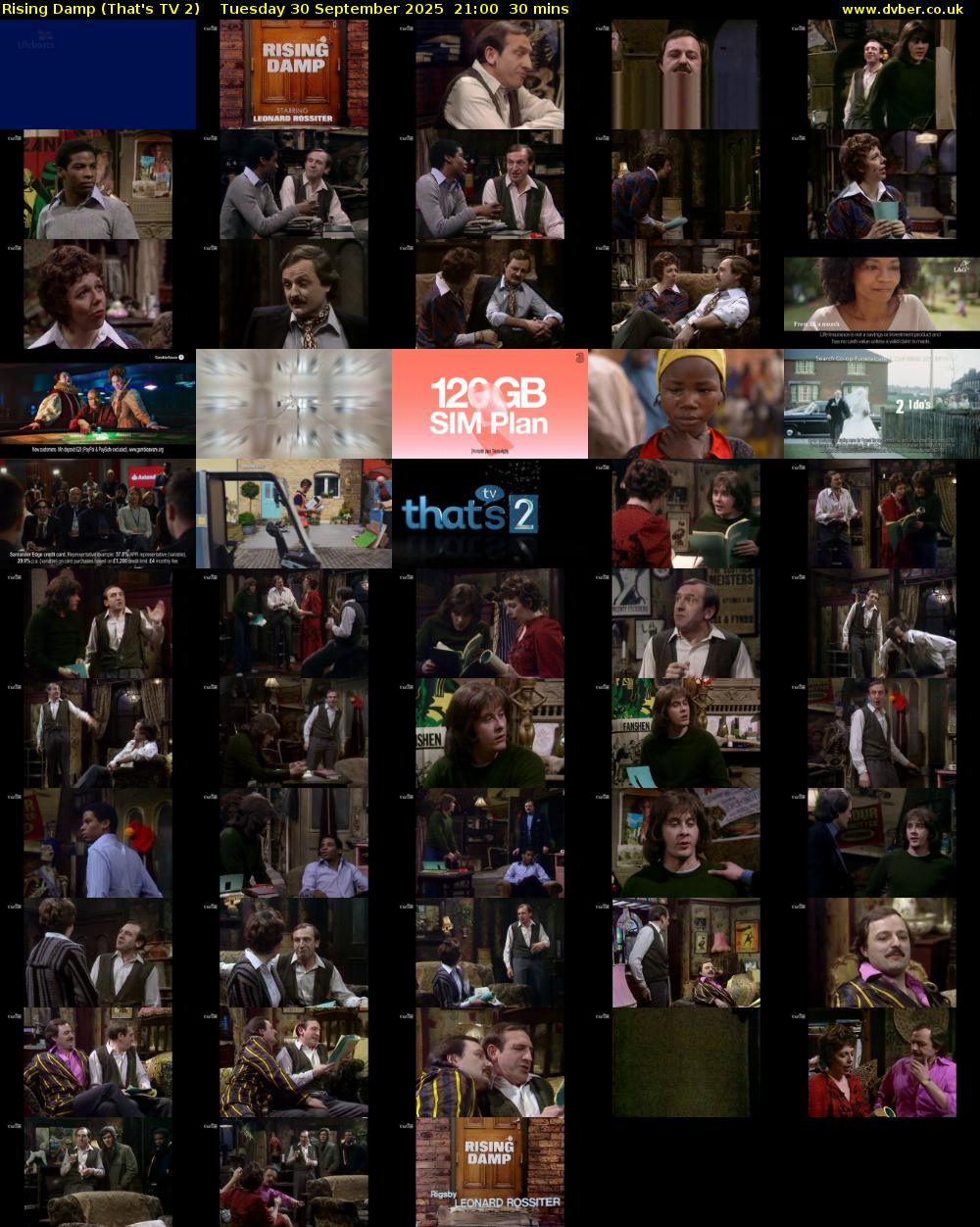 Rising Damp (That's TV 2) Tuesday 30 September 2025 21:00 - 21:30